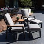 Lounge Tuinstoelen - Duoset Coda - Charcoal - Lesli Living, Nieuw, Verzenden