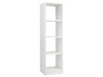 Coast hoekplank 142 cm smal boekenplank 38 x 33 x 142 cm wit, Huis en Inrichting, Verzenden, Nieuw