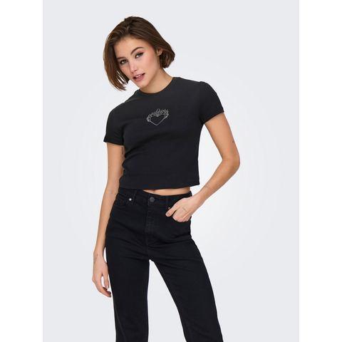 Only Shirt met korte mouwen ONLKIRA S/S BLING O-NECK, Kleding | Dames, Overige Dameskleding, Nieuw, Verzenden