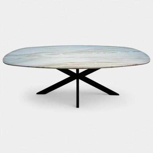 Mediterraneo Eetkametafel  Deens Ovaal (105x220 cm), Huis en Inrichting, Tafels | Eettafels