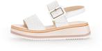 Gabor - maat 39 - Dames Sandalen - wit, Verzenden, Nieuw