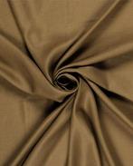Tencel Lyocell Keperdoek Camel, Hobby en Vrije tijd, Stoffen en Lappen, Nieuw, Beige