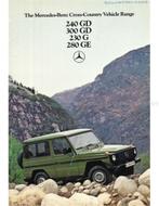 1980 MERCEDES BENZ G KLASSE BROCHURE ENGELS, Nieuw, Author