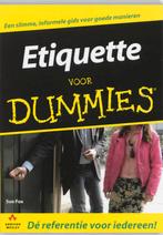 Etiquette voor Dummies / Voor Dummies 9789043010627 S. Fox, Verzenden, Gelezen, S. Fox