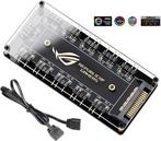 Republic of Gamers fan controller 10 voudig 5V 3pins AURA, Computers en Software, Computerkoelers, Nieuw