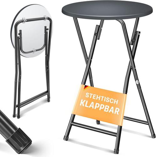 KESSER® Bartafel - Bistrotafel - Klaptafel - 110cm - Antraci, Tuin en Terras, Tuinmeubel-accessoires, Nieuw, Verzenden