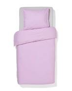 HEMA Dekbedovertrek 140x200/220cm percal lila, Verzenden, Nieuw
