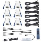 LED Veranda Spot Complete Set - 6 Stuks - 3W - Warm Wit