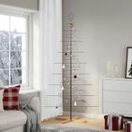 vidaXL Kerstdecoratie kerstboom met houten basis 210 cm, Diversen, Verzenden, Nieuw