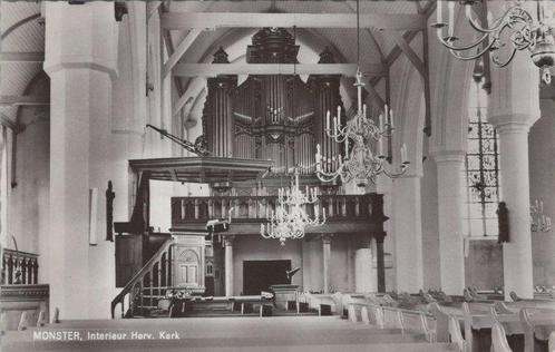 MONSTER - Interieur Herv. Kerk, Verzamelen, Ansichtkaarten | Nederland, Verzenden