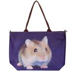 Handtas groot hamster NIEUW, Sieraden, Tassen en Uiterlijk, Ophalen of Verzenden, Nieuw, Bruin