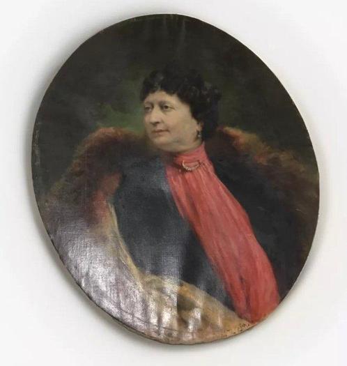 Gerardo Bianchi (1845-1922) - Ritratto di nobildonna, Antiek en Kunst, Kunst | Schilderijen | Klassiek
