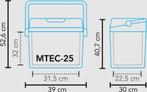 Mestic MTEC-25 Koelbox Thermo-elektrisch - Inhoud: 23 L, Verzenden, Zo goed als nieuw