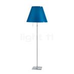 Luceplan Costanza Vloerlamp, lampenkap petrol blauw/frame al, Huis en Inrichting, Lampen | Vloerlampen, Nieuw, Verzenden