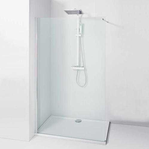Aanbieding: Inloopdouche Allibert Lago 140x195cm, Doe-het-zelf en Verbouw, Sanitair, Douche, Nieuw, Chroom, Ophalen of Verzenden
