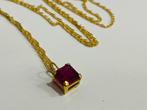 Zonder Minimumprijs - Ketting met hanger - 18 karaat Geel