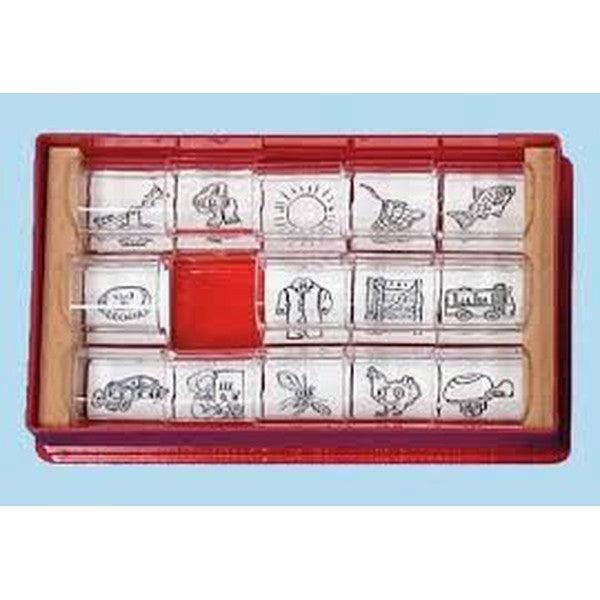 Plaatjes stempels 1 rood (zie omschrijving), Boeken, Schoolboeken, Nieuw, Verzenden