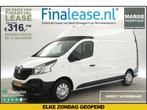 Renault Trafic 1.6 dCi T29 L2H2 Marge Airco PDC €316pm, Auto's, Bestelauto's, Renault, Wit, Nieuw, Lease