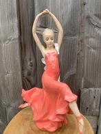 Beeld, Vintage Ballerina - 38 cm - Porselein - 1960