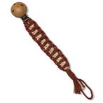 Speenkoord Cookie - Bordeaux Rood/Wit - Katoen - Macramé, Kinderen en Baby's, Ophalen of Verzenden, Nieuw