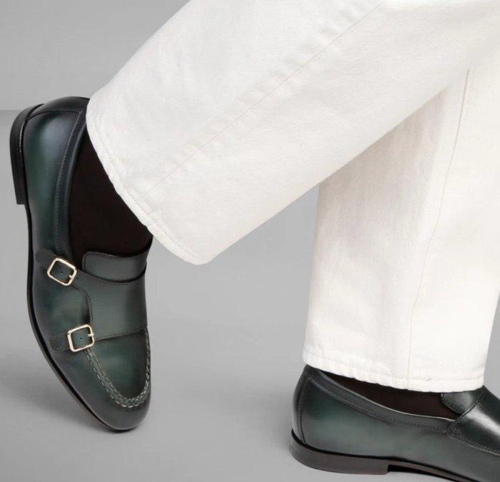 Santoni - Platte schoenen - Maat: EU 41.5 - Nieuw in doos, Kleding | Heren, Schoenen