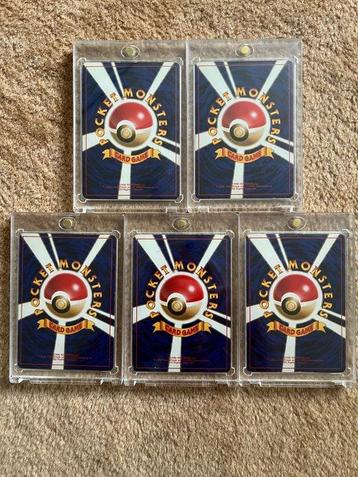 Pokémon - 5 Card - Golem, Machamp, Omastar, Alakazam, Gengar beschikbaar voor biedingen