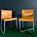 Franz T. Sartori - Stoel (2) - Lavinia - Leder, Staal,