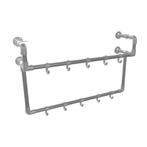 Industriële Steigerbuis Kapstok Bath | Staal 26.9 mm | Wand, Huis en Inrichting, Ophalen of Verzenden, Nieuw