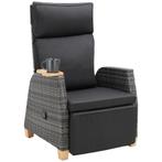 Wicker fauteuil Pescara met aluminium frame, rugleuning vers, Tuin en Terras, Verzenden, Nieuw