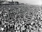 WEEGEE - Heat Wave at Coney Island Crowd scene at Coney