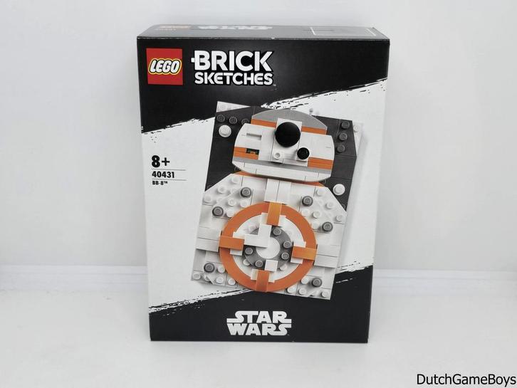 LEGO - Star Wars - 40431 - Brick Sketches - BB-8, Kinderen en Baby's, Speelgoed | Duplo en Lego, Gebruikt, Verzenden