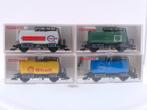 Schaal H0 Fleischmann 5400, 5401, 5402, 5403 set van 4 ke..., Hobby en Vrije tijd, Modeltreinen | H0, Gebruikt, Gelijkstroom, Fleischmann