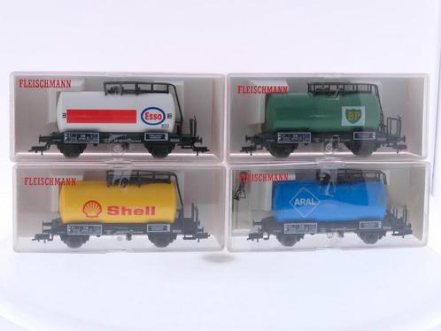 Schaal H0 Fleischmann 5400, 5401, 5402, 5403 set van 4 ke..., Hobby en Vrije tijd, Modeltreinen | H0, Gelijkstroom, Analoog, Gebruikt