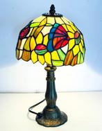 Tafellamp - Glas, Metaal - Tiffany-stijl