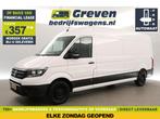 Vw Crafter 35 2.0 TDI L4H3 140PK DSG Airco Cam 3Pers TrekH, Auto's, Automaat, Volkswagen, Wit, Diesel