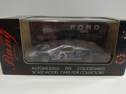 Ford - Modelauto (3) - 2x Ford Gt40 e Ford Mustang Bullit, Hobby en Vrije tijd, Modelauto's | 1:5 tot 1:12