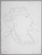 Henri Matisse (1869-1954), after - Portrait de femme, Antiek en Kunst