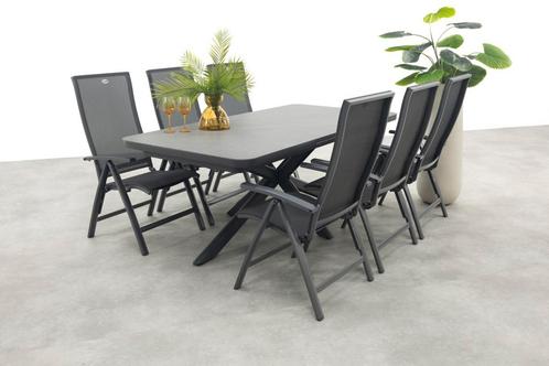 Hartman Valentino/Montreal verstelbare tuinset met, Tuin en Terras, Tuinsets en Loungesets, Tuinset, Nieuw, Overige materialen