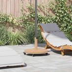 vidaXL Buiten Parasolvoet Lichthout 48 x 48 x 32 cm Staal,, Tuin en Terras, Parasols, Verzenden, Nieuw, Minder dan 1 meter, Parasolvoet