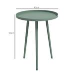 TRUUSK Bijzettafel Tuin, Weerbestendige Tuintafel Met Verhoo, Verzenden, Nieuw