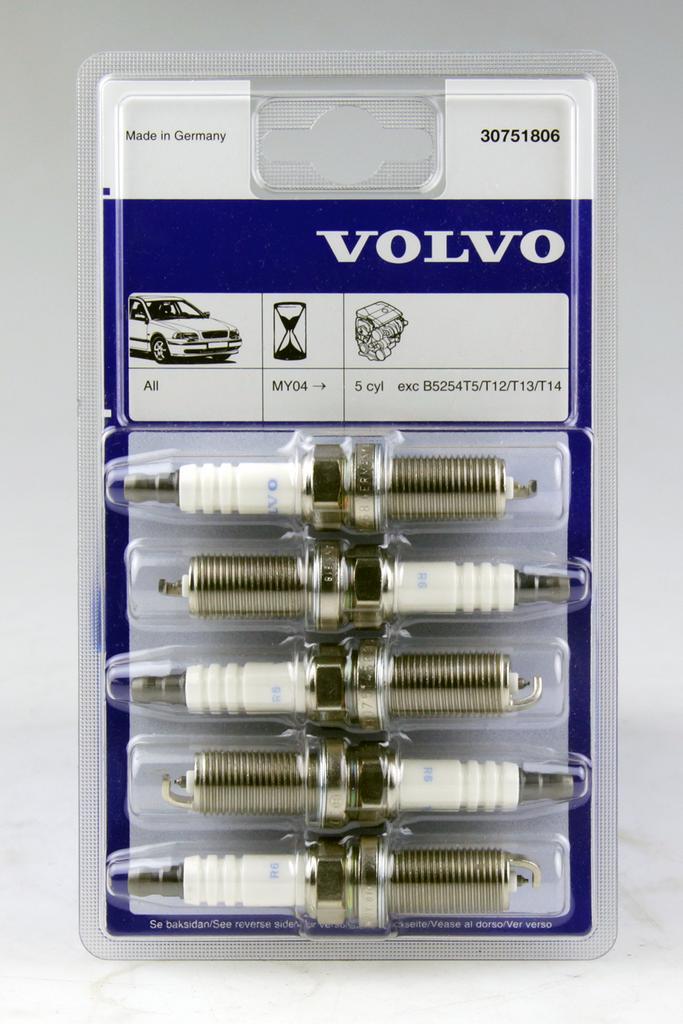 Bougieset origineel VOLVO voor V70, S60, S80, V50,C30, Auto-onderdelen, Motor en Toebehoren, Ophalen of Verzenden