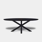 Tafel Ovaal Eikenhout - Matrix Hout - Donker Eiken, Huis en Inrichting, Tafels | Eettafels, Nieuw