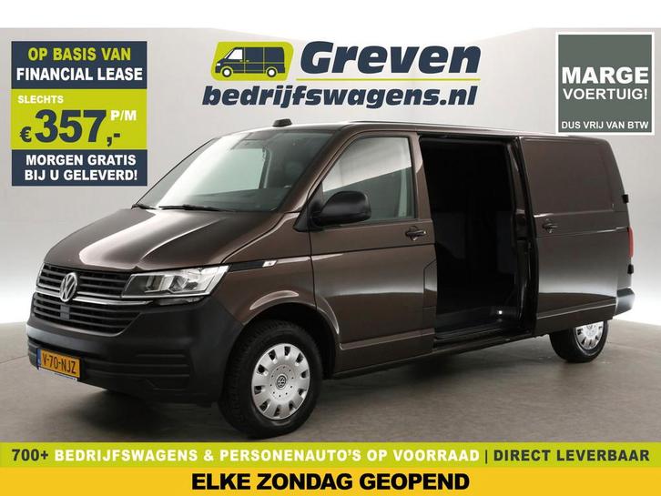Volkswagen Transporter 2.0 TDI 150PK L2H1 | MARGE |, Auto's, Bestelauto's, Te koop, Automaat, Financial lease, Diesel, Bruin, Volkswagen