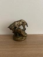 Clovis Edmond Masson (1838-1913) - sculptuur, Chien - 10 cm, Antiek en Kunst, Antiek | Keramiek en Aardewerk