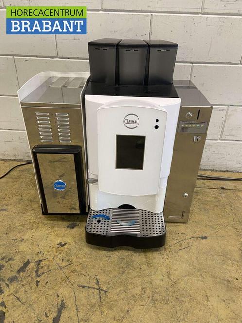 Carimali Optima espressomachine met melkkoeler Euro inworp, Zakelijke goederen, Horeca | Keukenapparatuur, Gebruikt, Ophalen of Verzenden