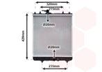 RADIATOR VOOR OPEL AGILA 2000-2008 13182786, Auto-onderdelen, Ophalen of Verzenden, Nieuw