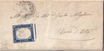 Italiaanse oude staten - Sardinië - 1857 Brief uit Asti aan, Gestempeld
