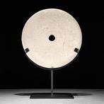 Decoratief ornament - NO RESERVE PRICE - White Marble Disc, Nieuw