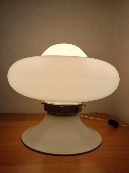 Lamp - UFO - Glas, Metaal - Ufo-lamp uit de jaren 60, Antiek en Kunst, Antiek | Lampen