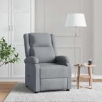 vidaXL Fauteuil verstelbaar stof lichtgrijs, Huis en Inrichting, Fauteuils, Verzenden, Nieuw